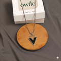 Triangle Pendant Necklace for Men & Women | Stainless Steel